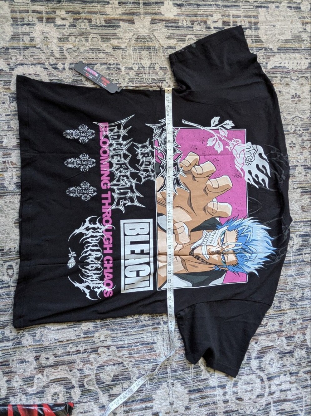 Civil Regime x Bleach Grimmjow American Classic Oversized Tee XXL NWT - Picture 7 of 9